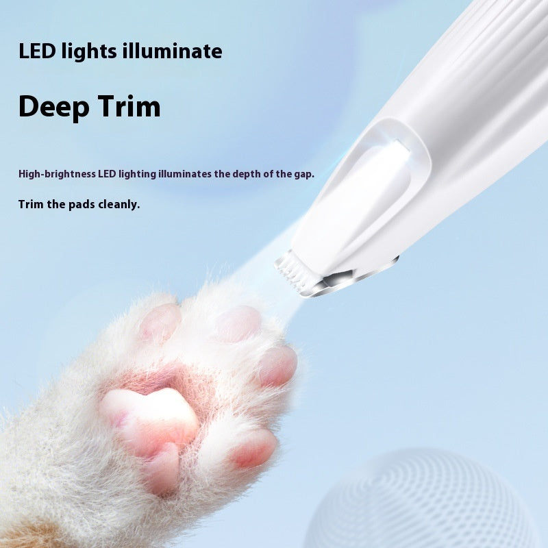 LED Pet Hair Trimmer — Cordless Precision Clipper for Dogs