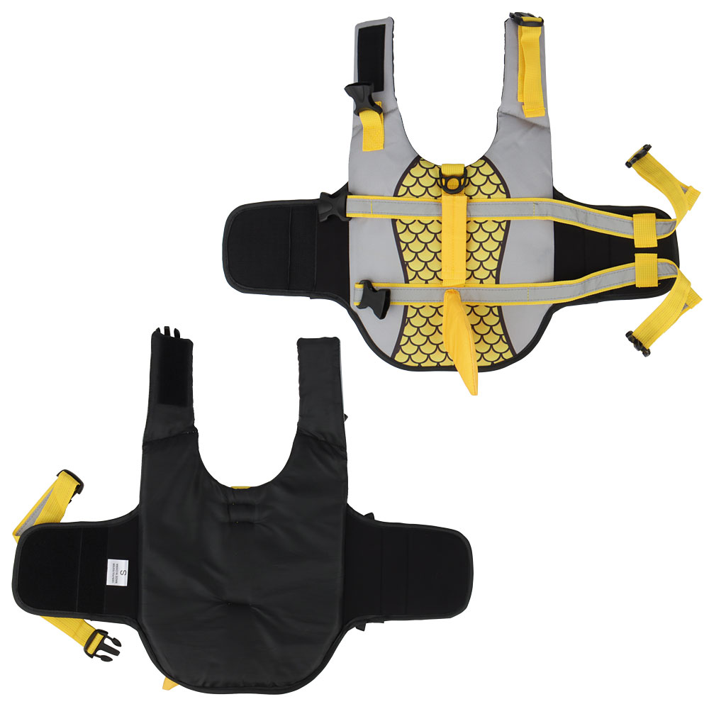 Dog Life Jacket with Rescue Handle — 5 Colors, Sizes XS–2XL