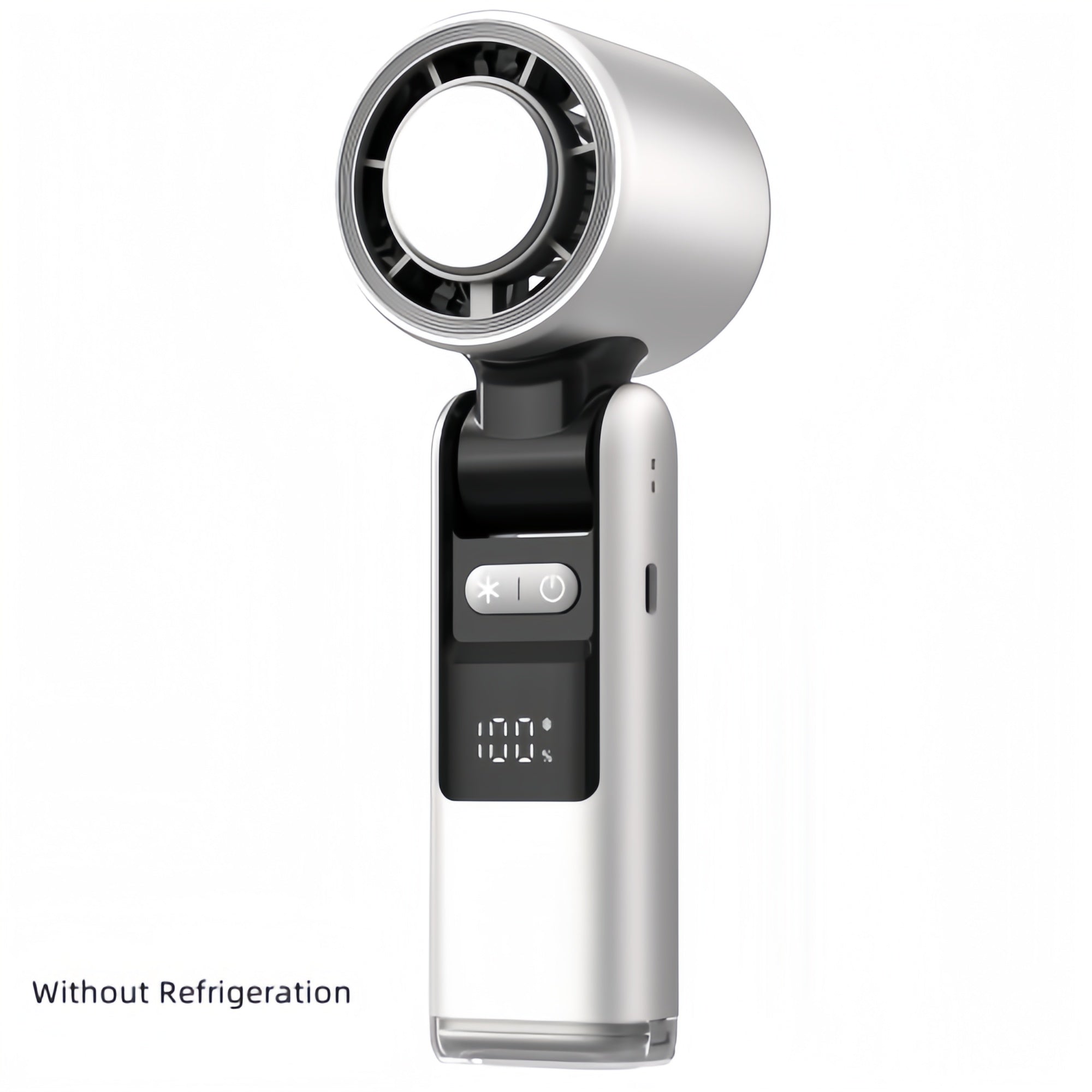 Turbo Handheld Fan — Multi-Speed, Digital Display, Optional Cooling