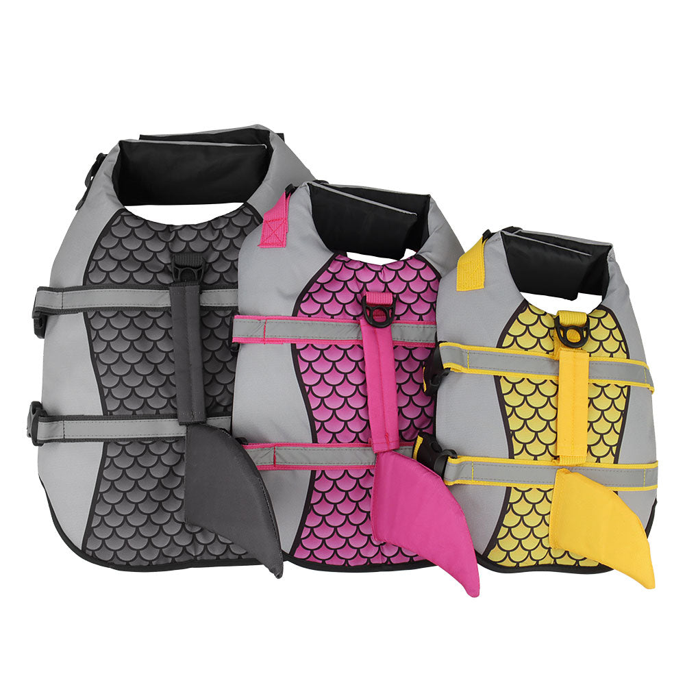 Dog Life Jacket with Rescue Handle — 5 Colors, Sizes XS–2XL