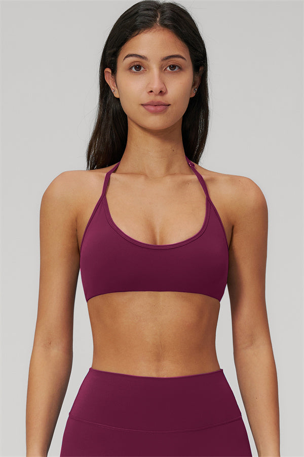 Conjunto de 2 piezas Rapture: Sujetador deportivo y Leggings acampanados