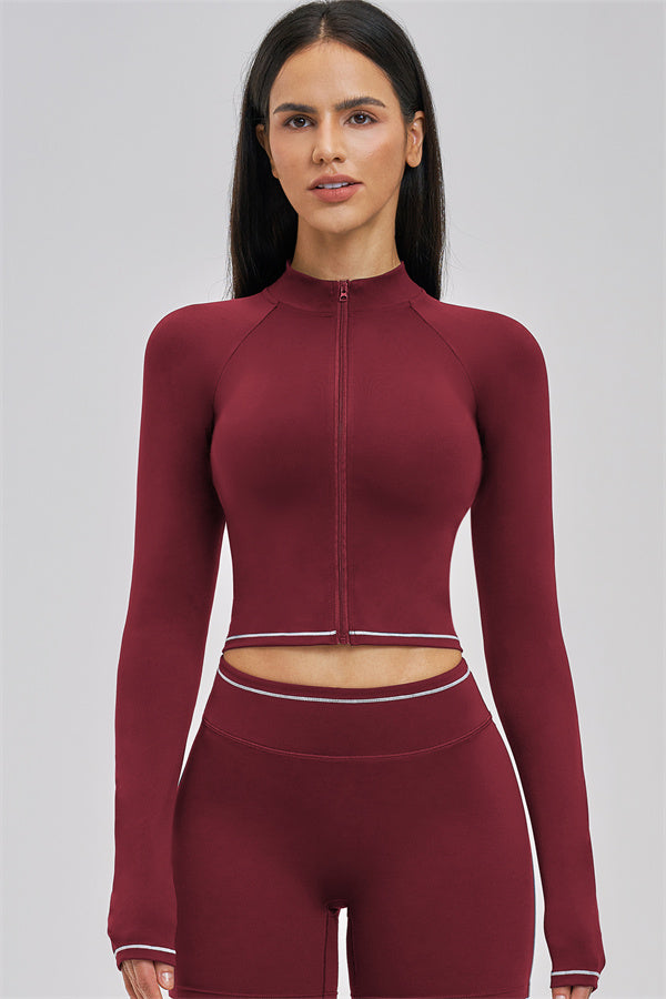 Conjunto de 3 piezas de chaqueta, top corto y pantalón corto Unbound