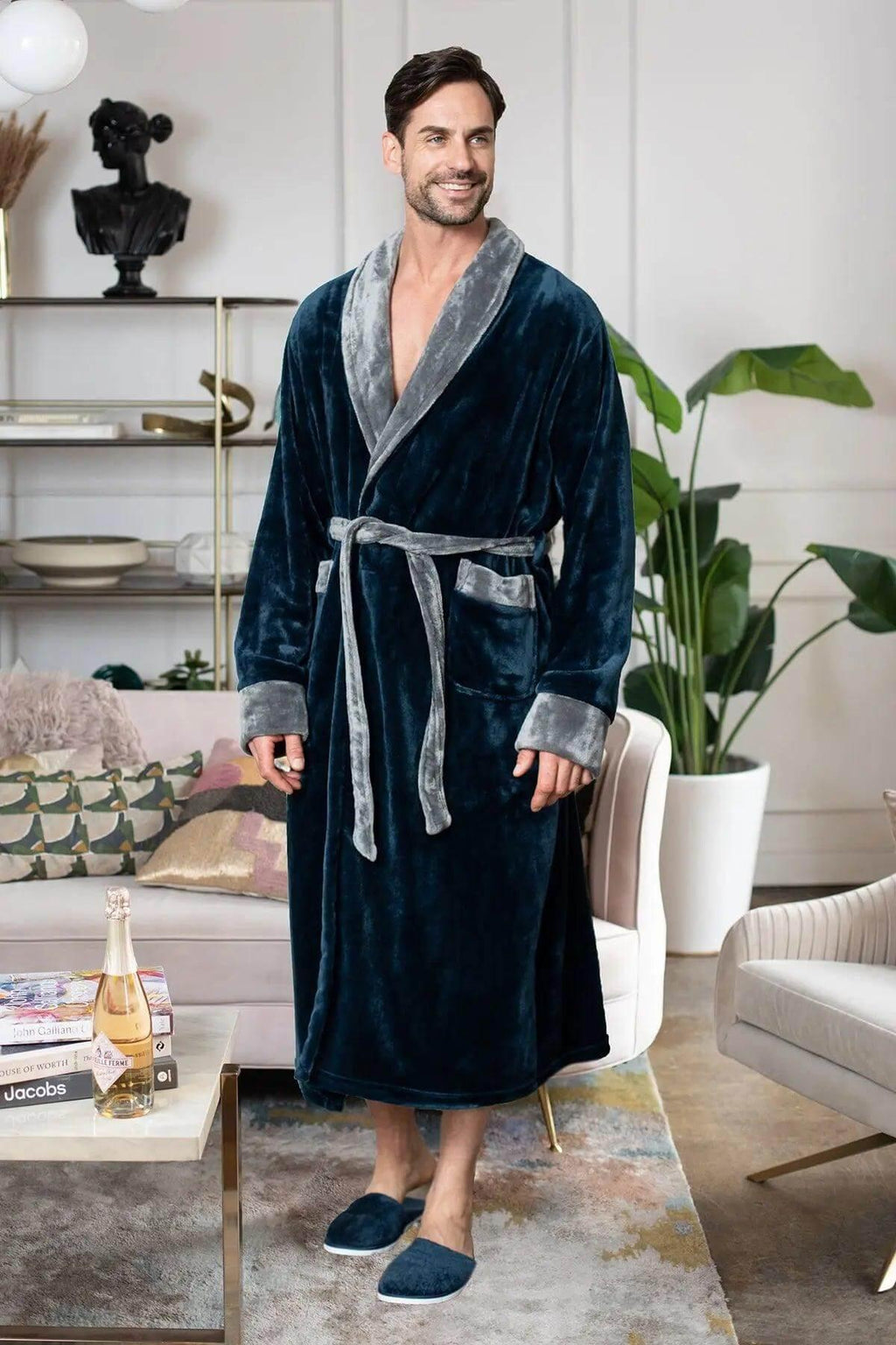 Batas de felpa acogedoras para hombres – Hechas para la comodidad, diseñadas para durar