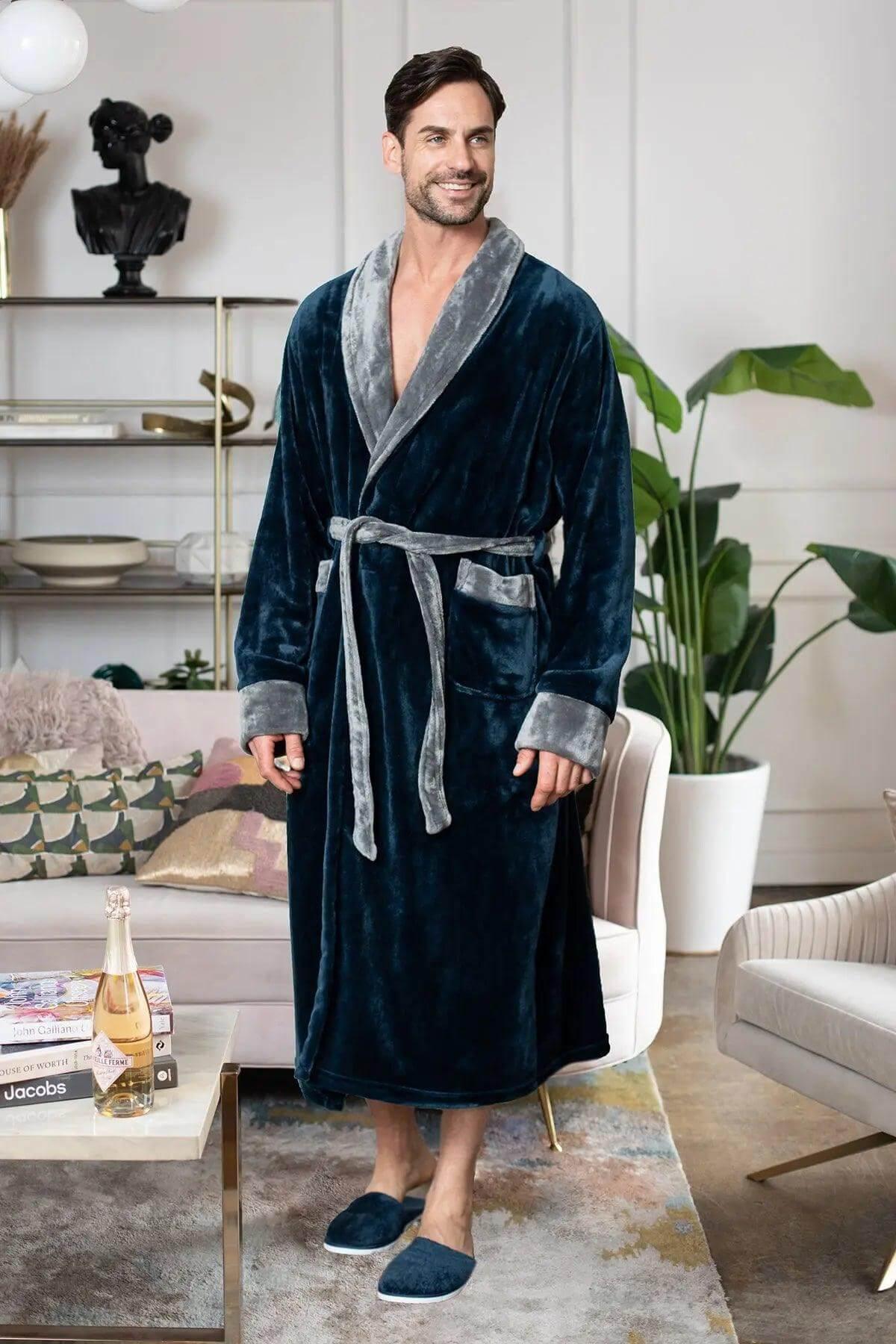 Batas de felpa acogedoras para hombres – Hechas para la comodidad, diseñadas para durar