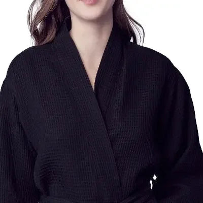 Bata gofrada hasta la rodilla para mujer