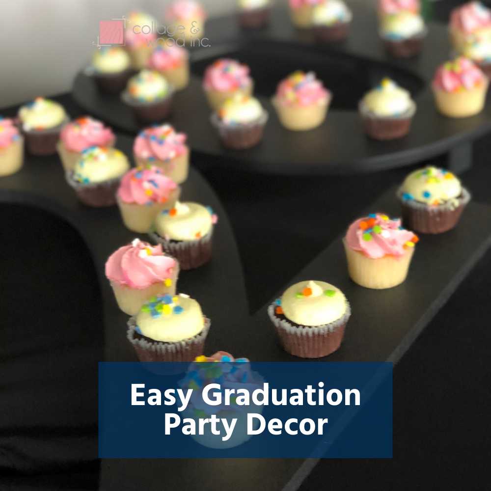 Base para cupcakes de graduación 2026: ¡Tu año, tus colores!