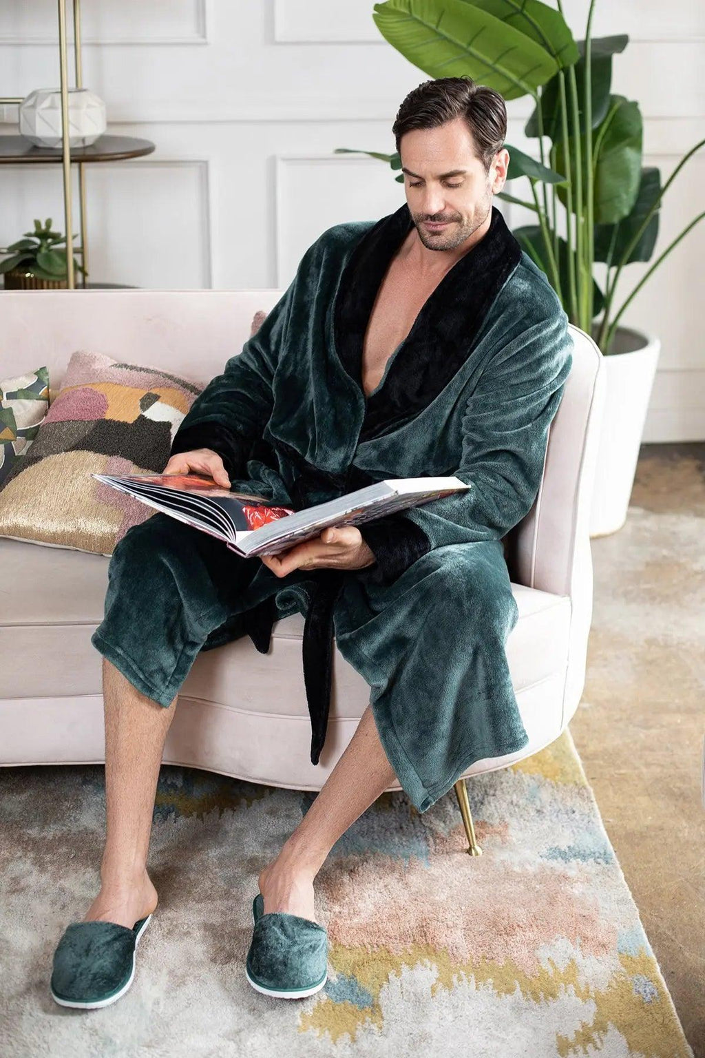 Batas de felpa acogedoras para hombres – Hechas para la comodidad, diseñadas para durar