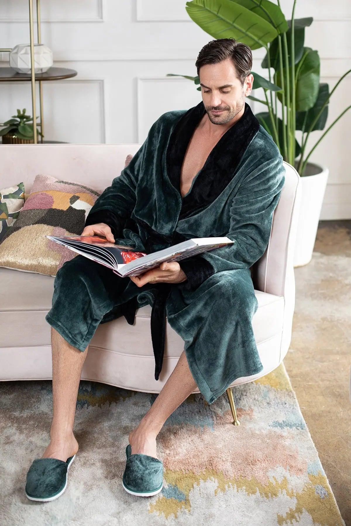 Batas de felpa acogedoras para hombres – Hechas para la comodidad, diseñadas para durar