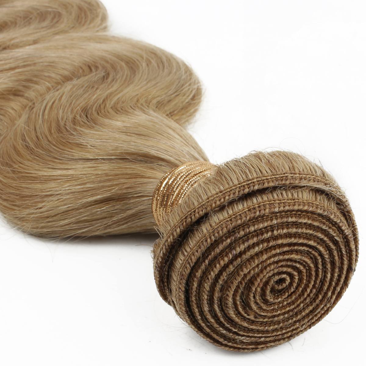 Extensiones de cabello 100% humano rubio miel ondulado
