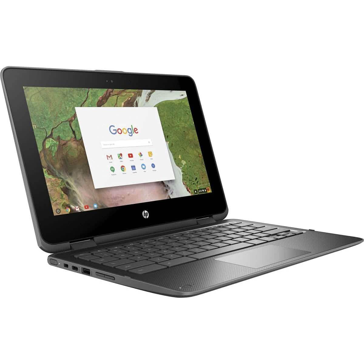 HP X360 G1 Chromebook táctil de 11,6" 2 en 1 Intel N3350, 1,10GHz 4GB RAM 16GB (Restaurado)