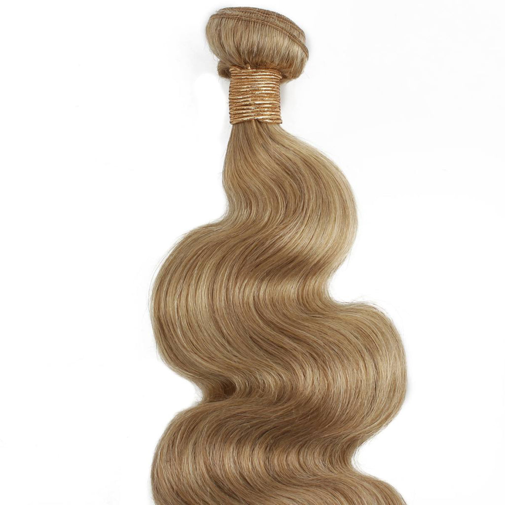 Extensiones de cabello 100% humano rubio miel ondulado