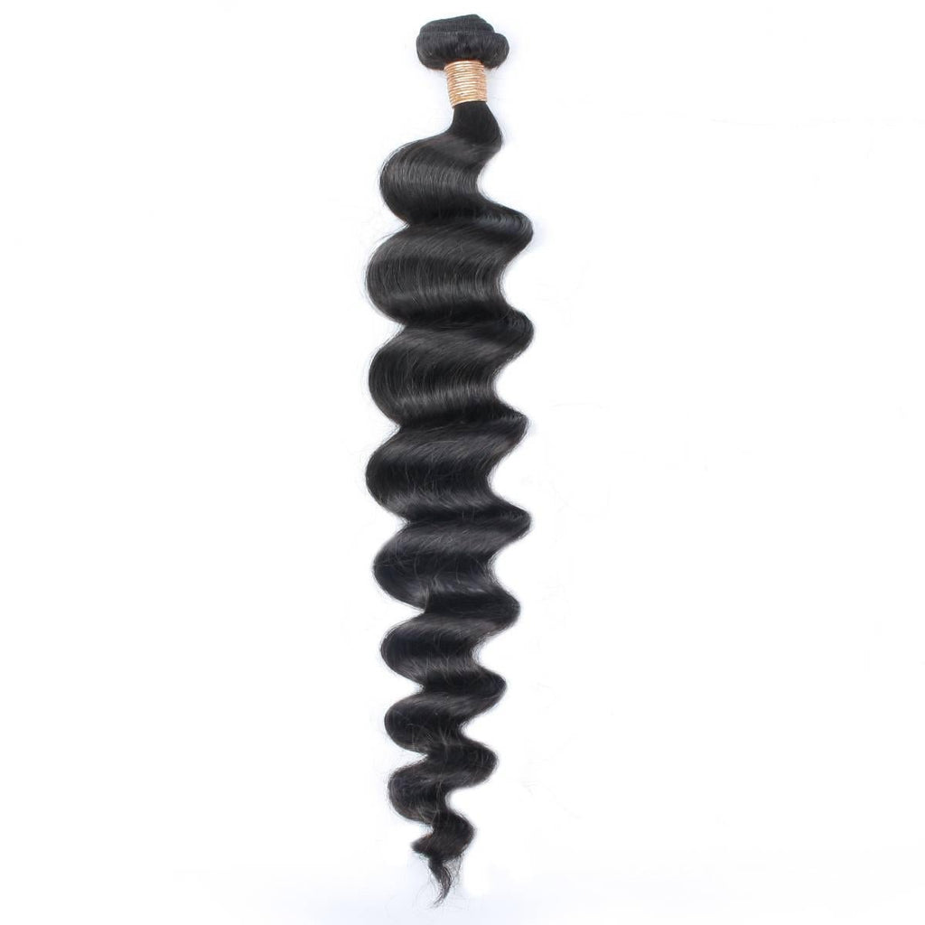 Paquetes de cabello 100% humano con ondas sueltas