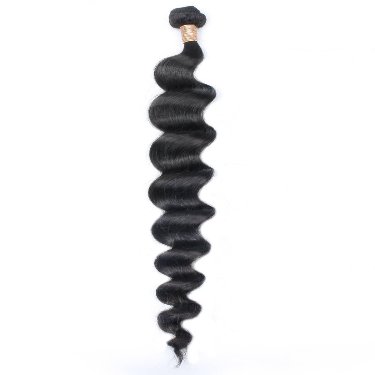 Paquetes de cabello 100% humano con ondas sueltas