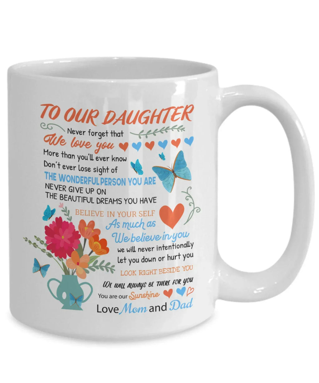 TAZA PARA MI HIJA - REGALO DE MAMÁ Y PAPÁ - NTTD00