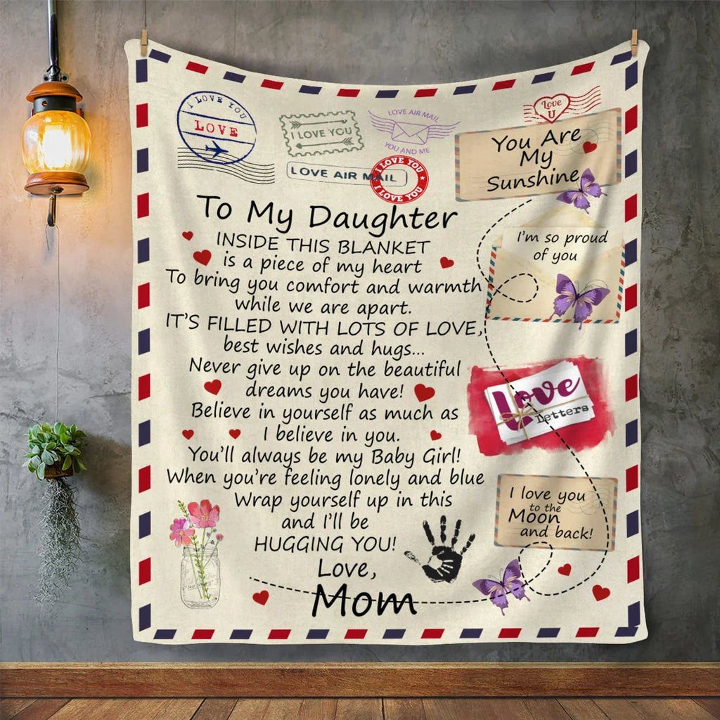 Manta de regalo especial para hija - De mamá