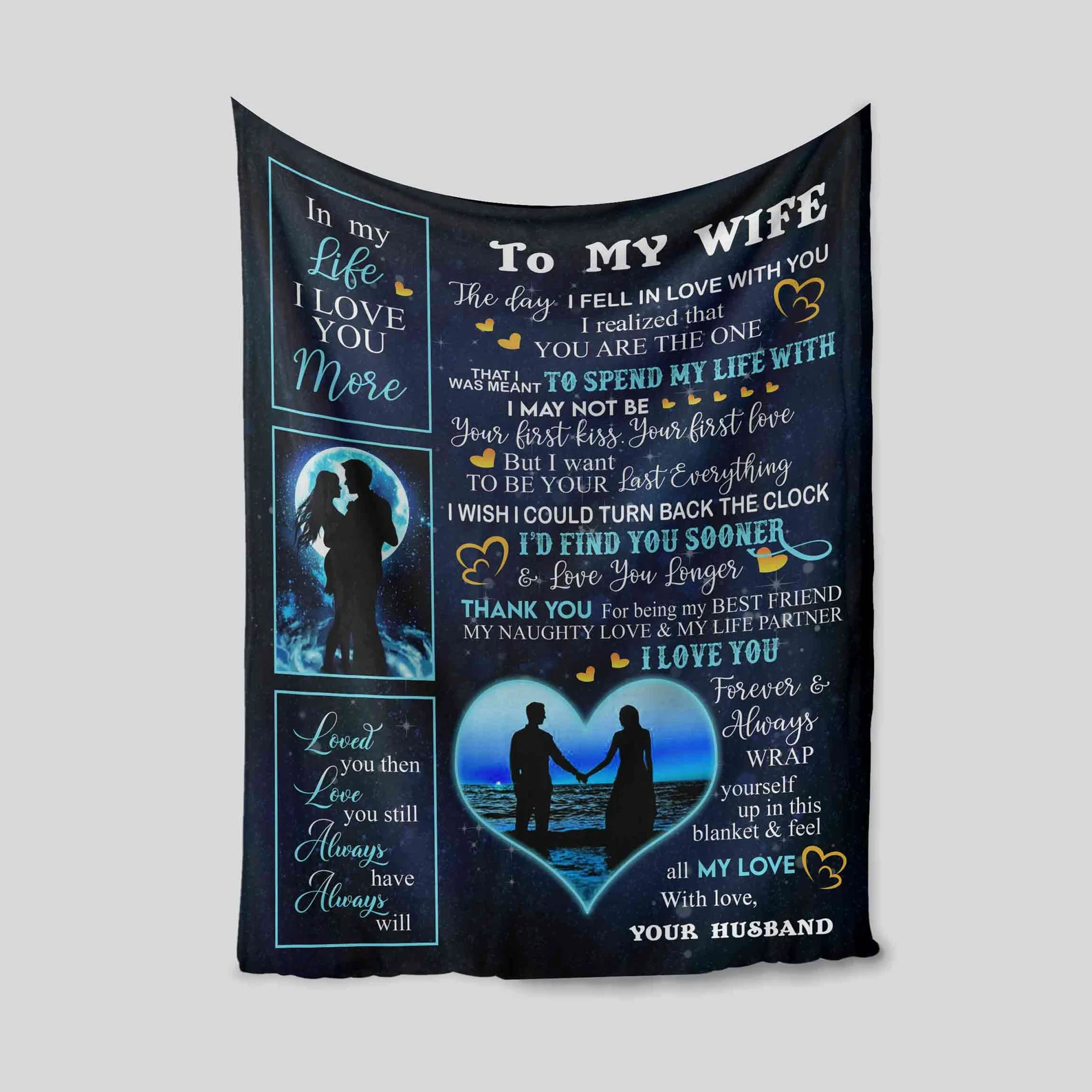Manta Regalo Especial Para Esposa - De Parte del Esposo (SKU2602-158)