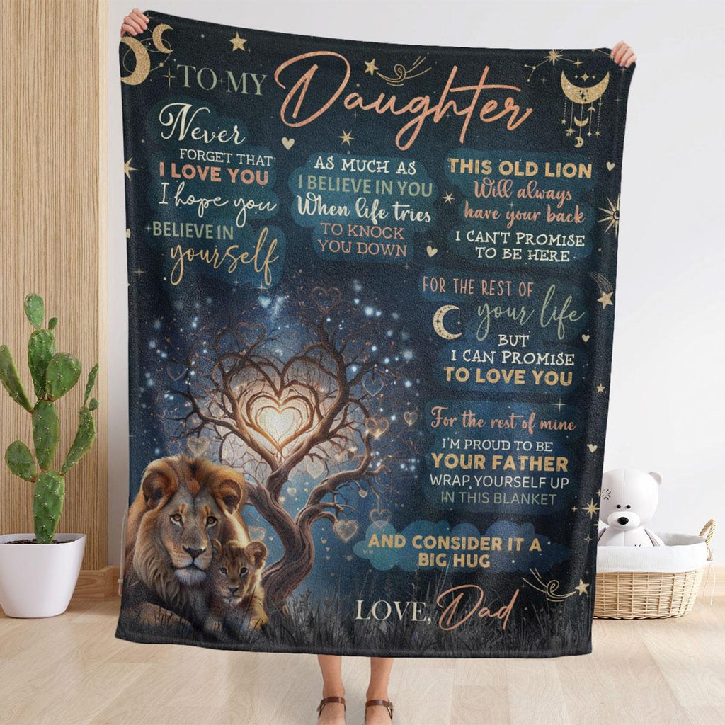 Manta de Regalo Especial para tu Hija - De Papá (SKUB10-127)