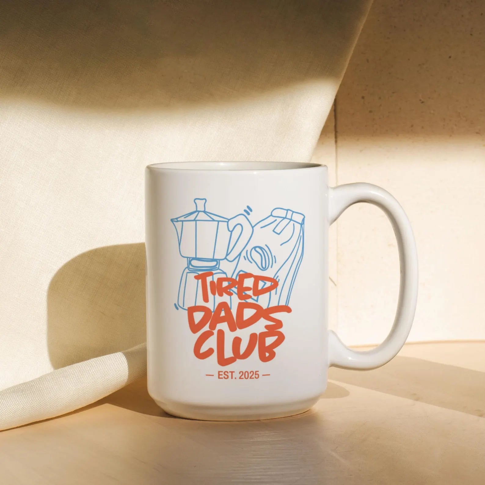 TIRED DAD MUG - GIFT FROM DAUGHTER - NTTD00