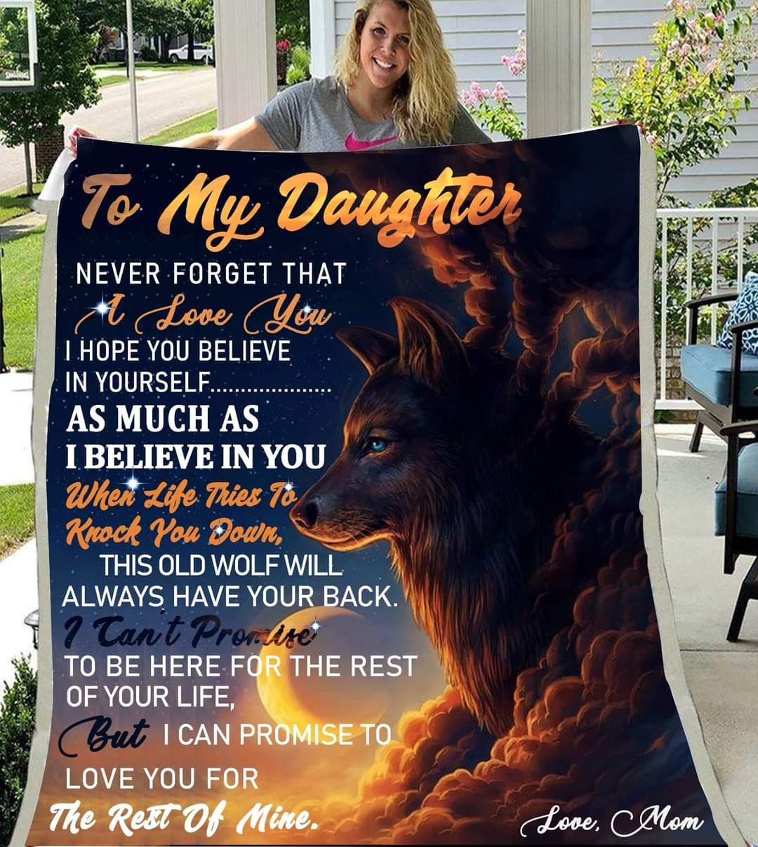 Manta de regalo especial para tu hija - De mamá