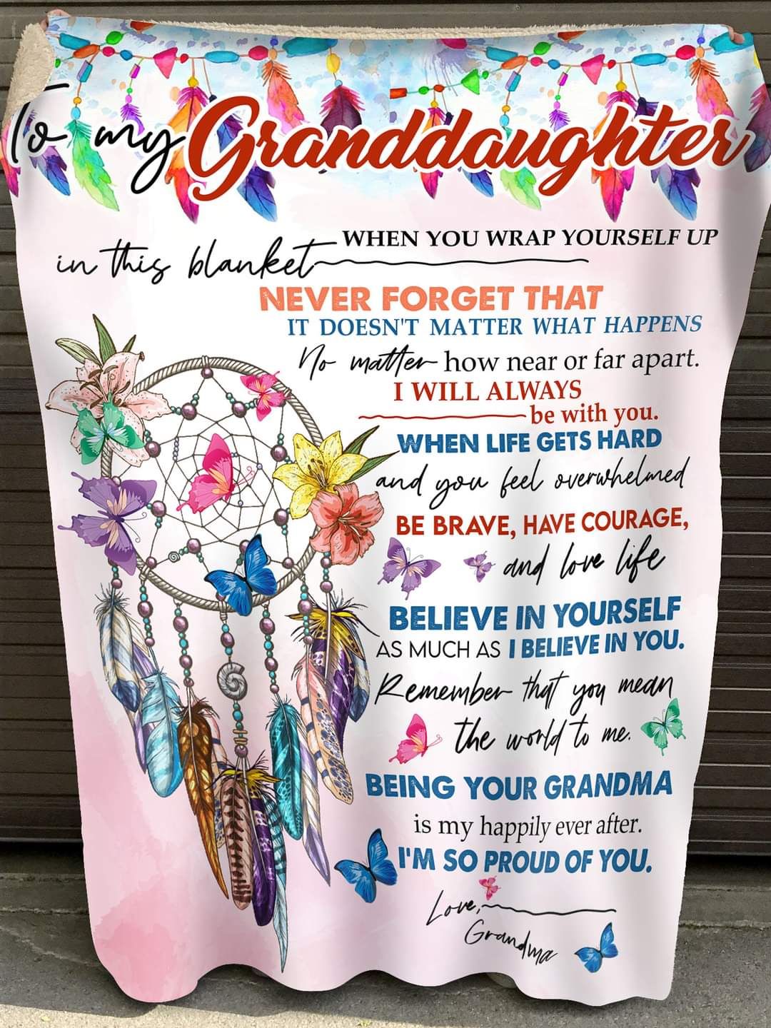 Regalo especial para tu nieta de la abuela Manta