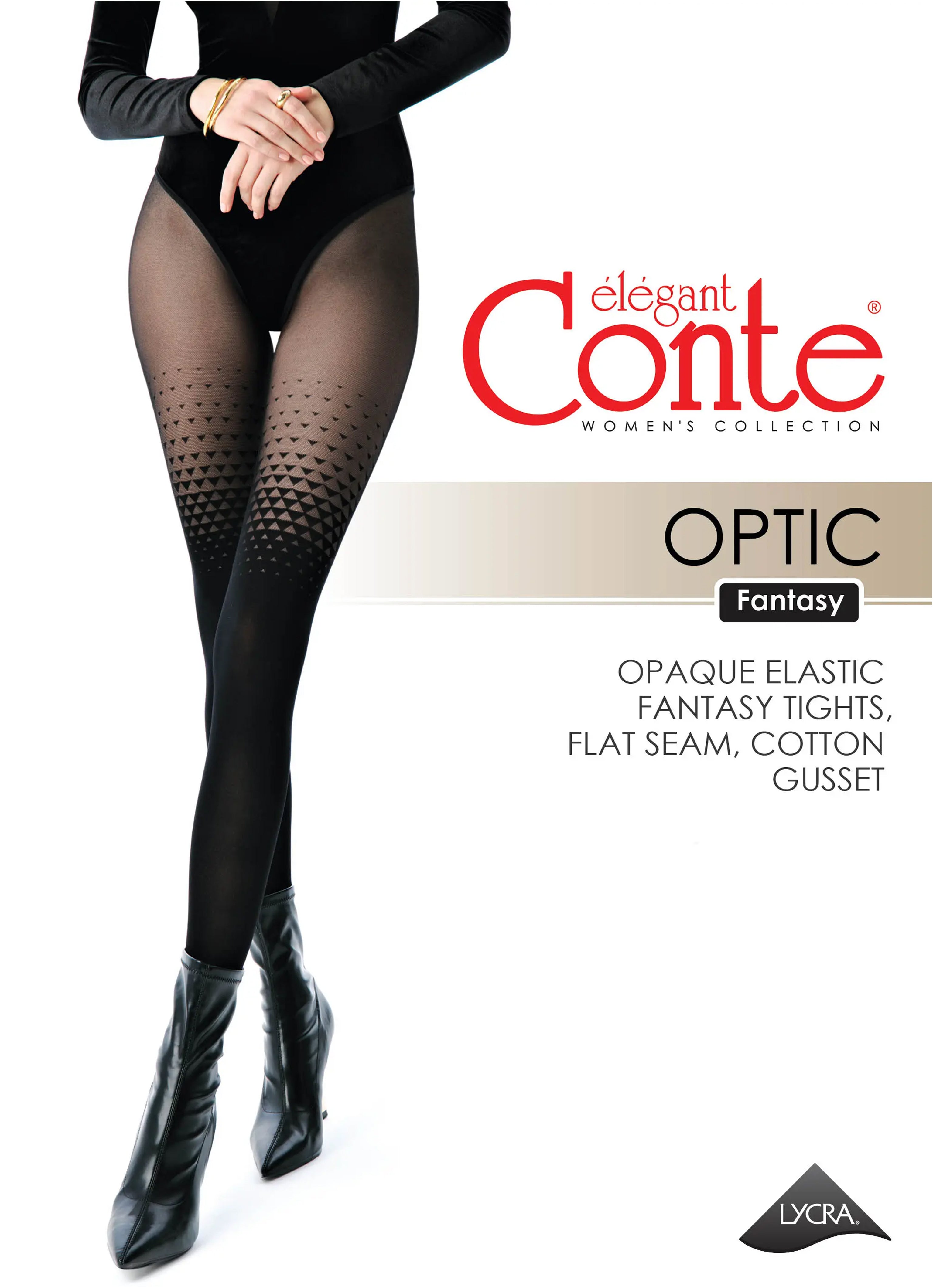 Medias fantasía Conte Optic - Imitación bucaneras