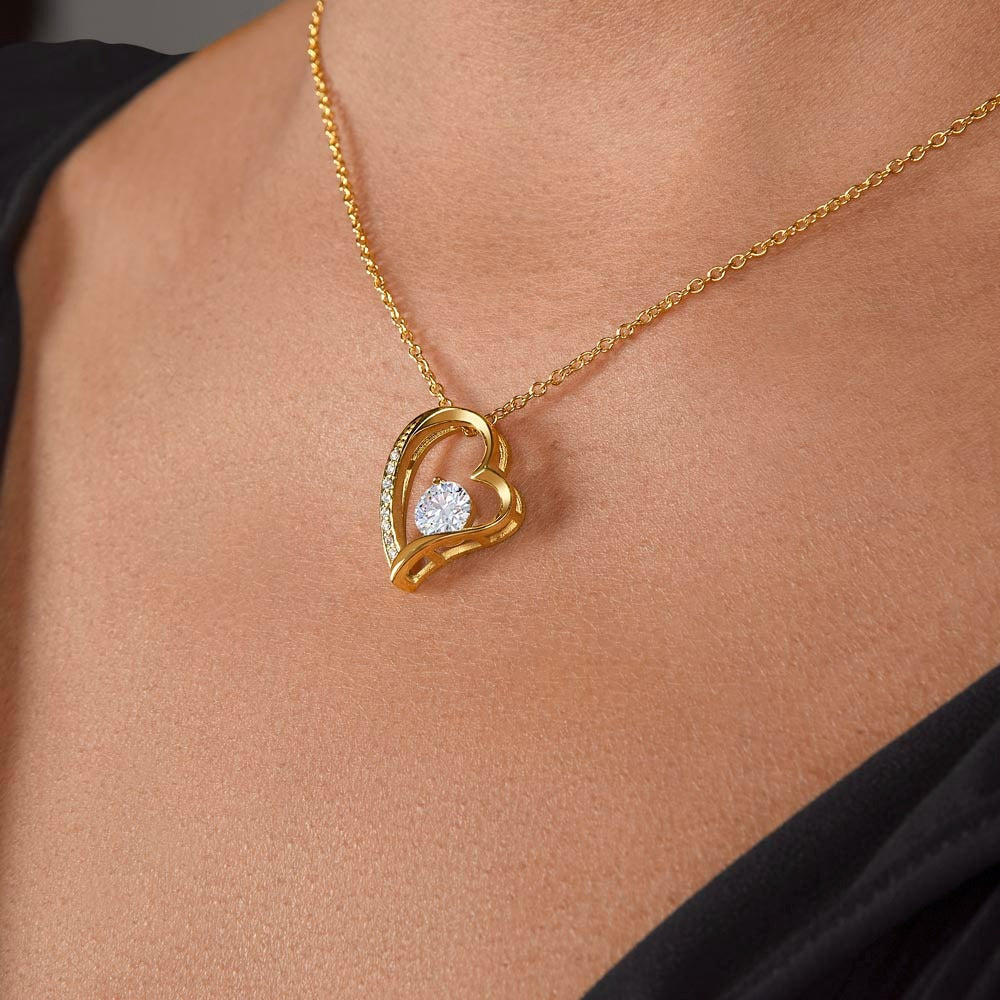 PARA MI AMOR DE PARTE DE SU ESPOSO COLLAR - REGALO PERFECTO PARA SAN VALENTÍN - Collar Premium Amor Eterno (SKUJ12-295)