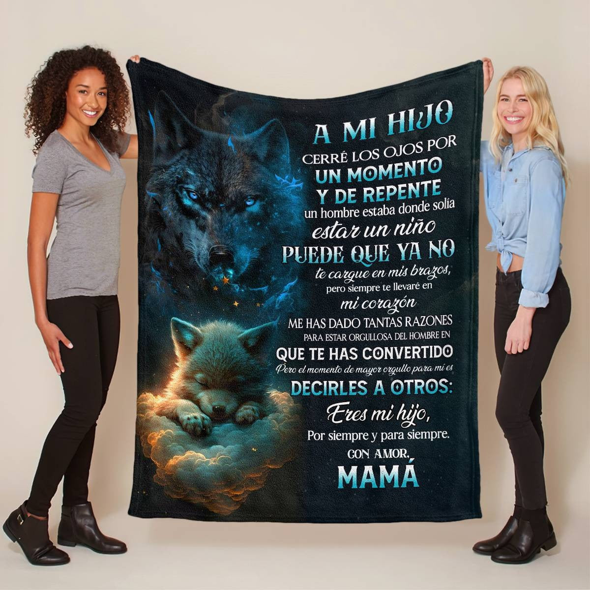 MANTA PARA MI HIJO – REGALO DE COMODIDAD Y CALOR DE MAMÁ Manta acolchada de forro polar Sherpa NTTDsp