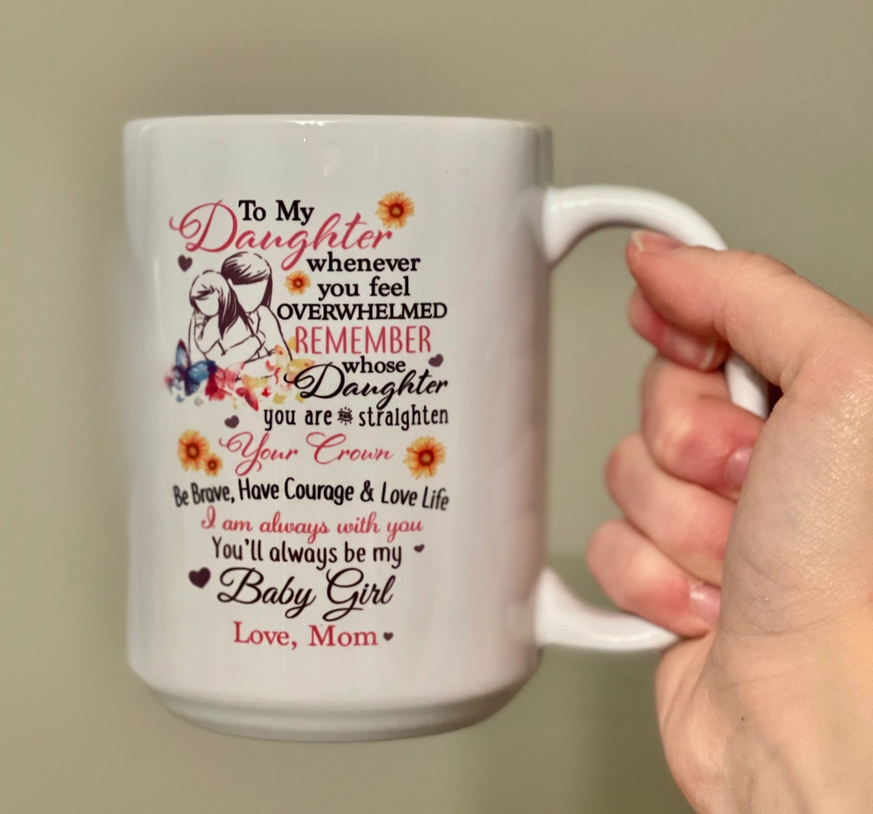 TAZA PARA HIJA 02 - REGALO DE MAMÁ - NTTD00
