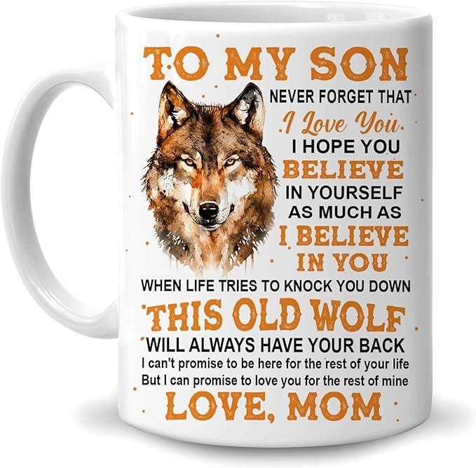 Regalo perfecto de cumpleaños o Navidad – Taza de Mamá a Mi Hijo