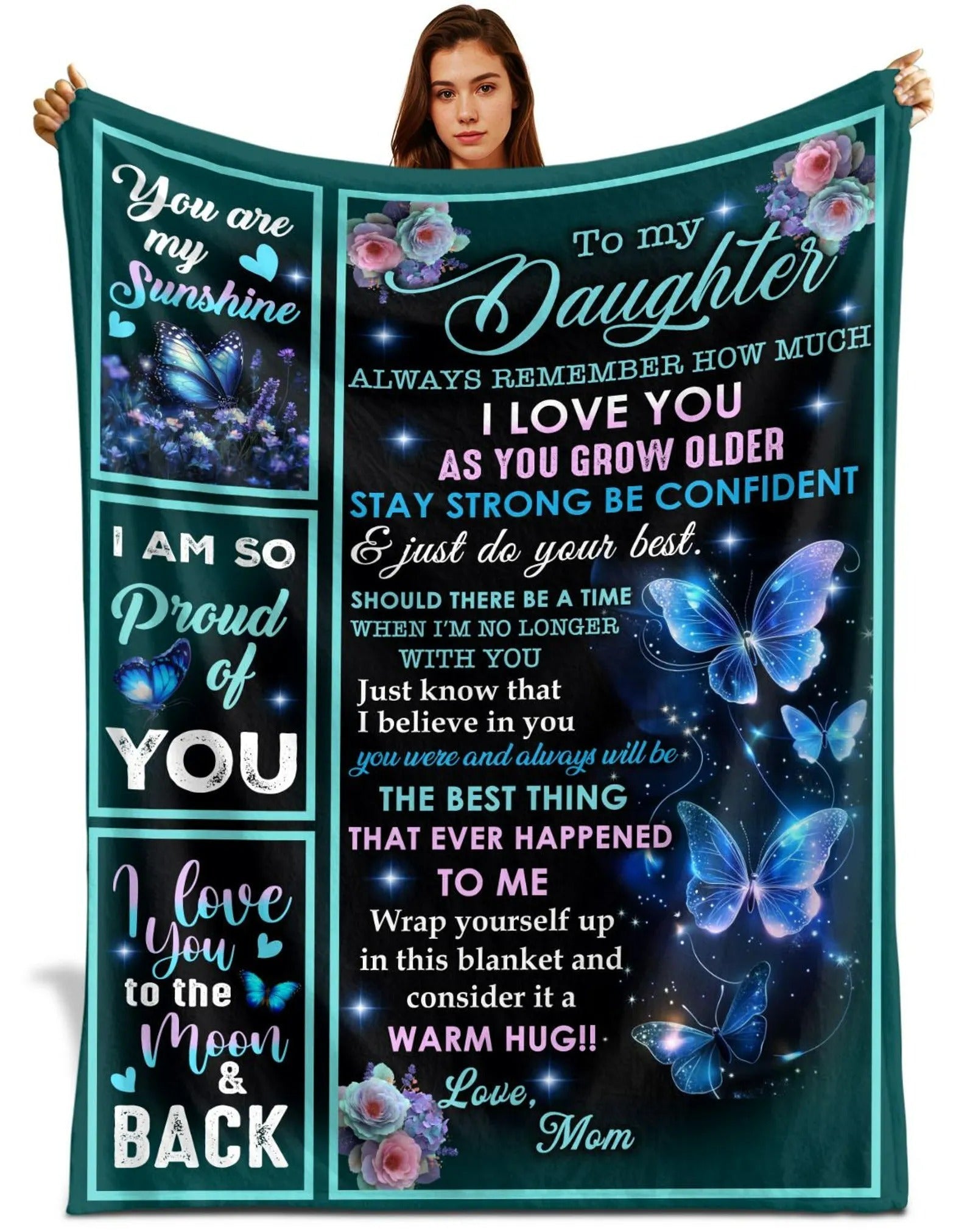 Manta de regalo especial para tu hija - De mamá
