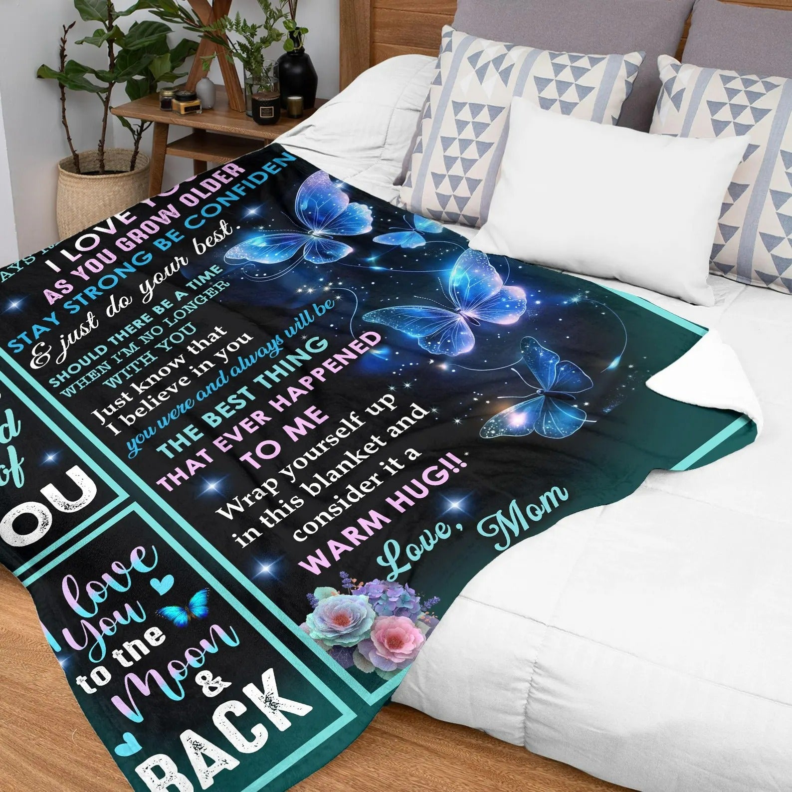 Manta de regalo especial para tu hija - De mamá