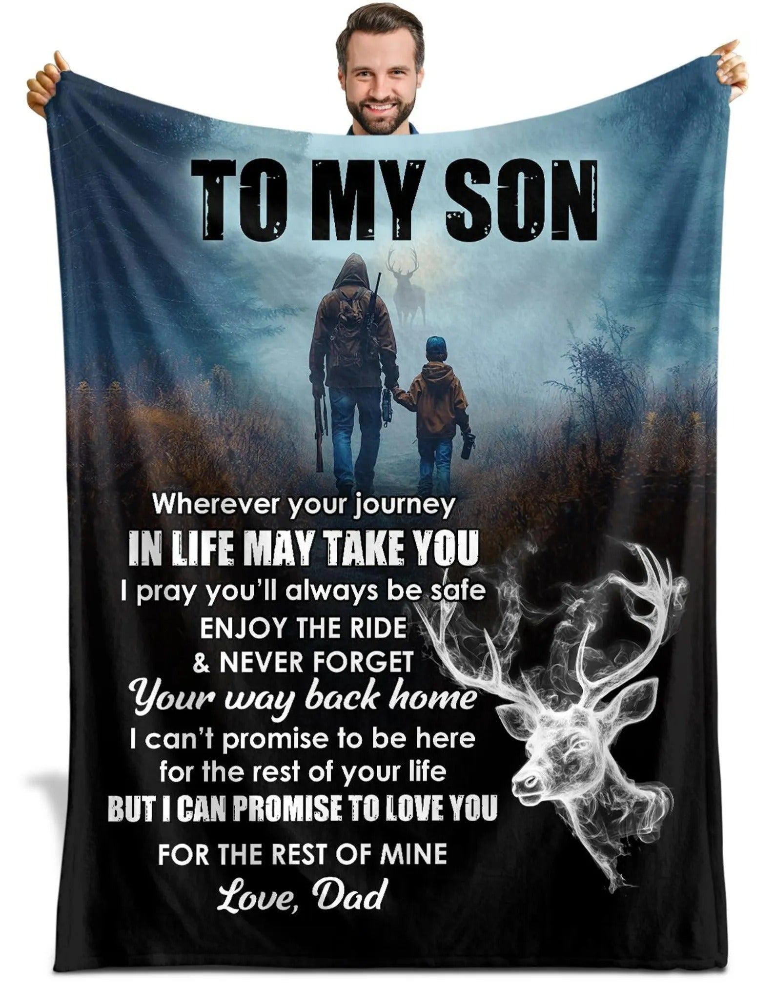 Manta Regalo Especial Para Tu Hijo - De Papá