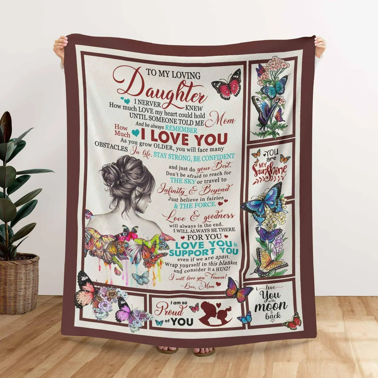 Manta de Regalo Especial para Tu Hija - De Mamá