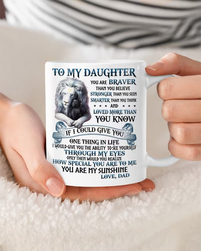 Taza De Papá Para Mi Hija - Regalo Perfecto Para Tu Hija (SKUG10-132)
