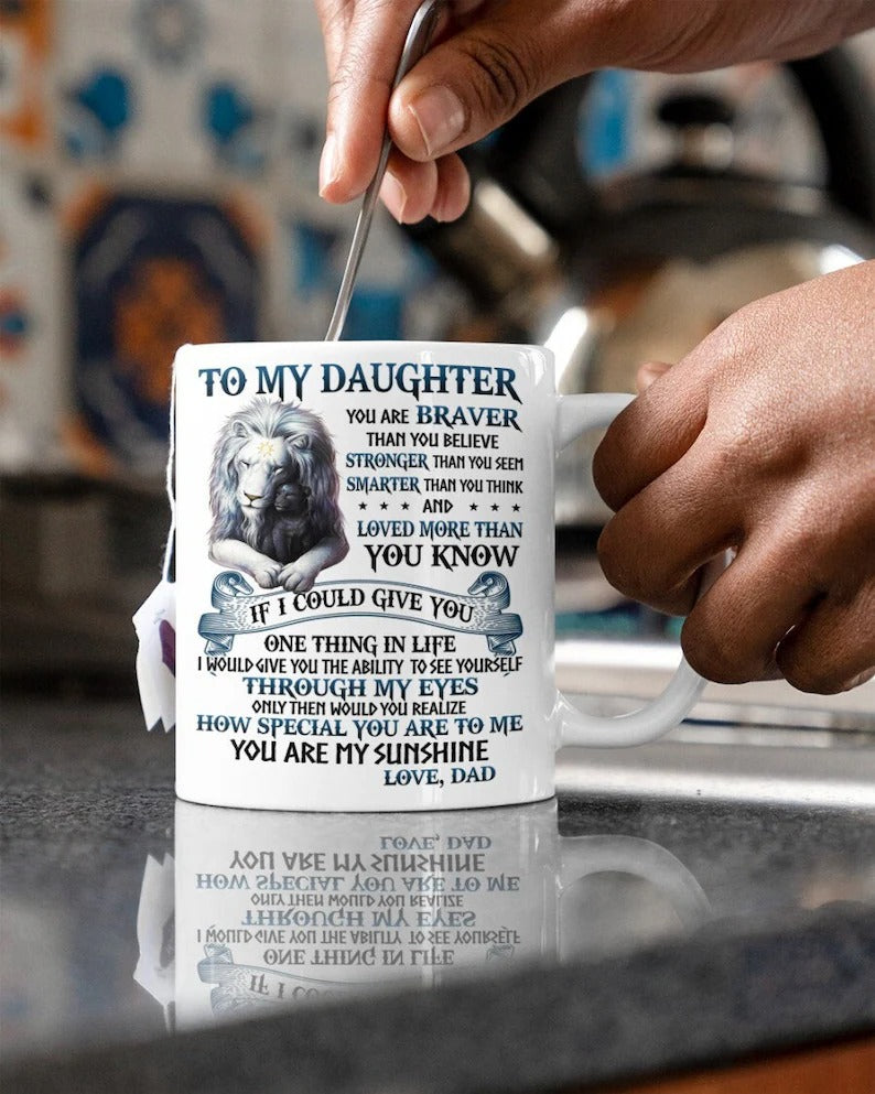 Taza De Papá Para Mi Hija - Regalo Perfecto Para Tu Hija (SKUG10-132)