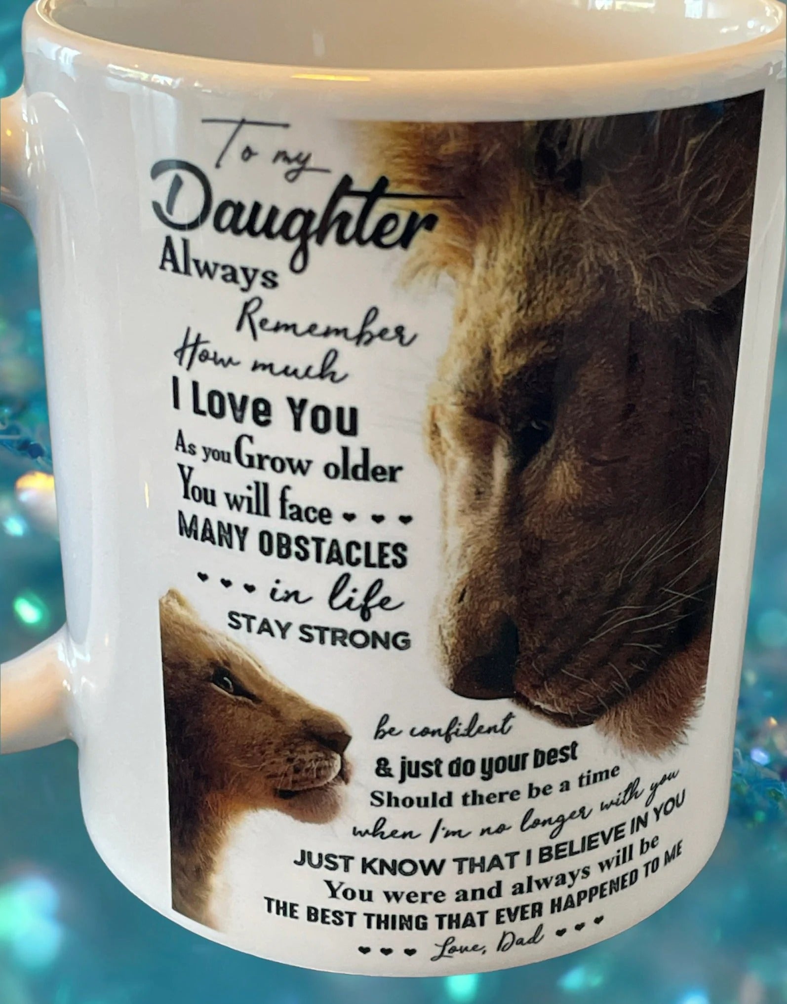 TAZA PARA HIJA 00 - REGALO DE PAPÁ - NTTD00