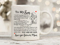 TAZA PARA MI HIJO 00 - REGALO DE MAMÁ - NTTD00