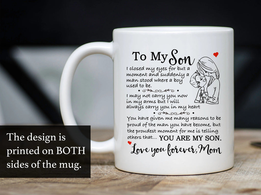 TAZA PARA MI HIJO 00 - REGALO DE MAMÁ - NTTD00