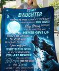 Manta de regalo especial para tu hija - De papá