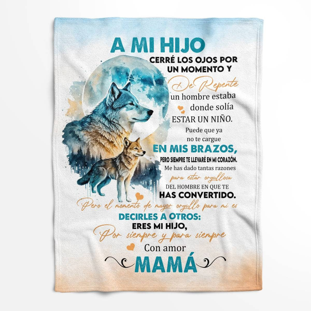 TO MY SON BLANKET – A COMFORT AND WARMTH GIFT FROM MOM NTTDsp Sherpa Fleece Quilted Blanket