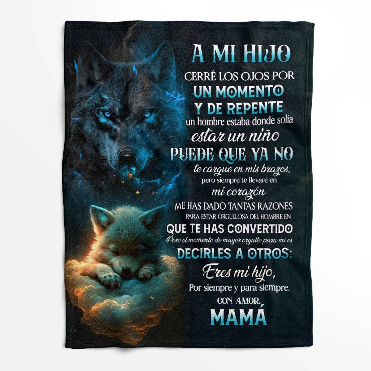 MANTA PARA MI HIJO – REGALO DE COMODIDAD Y CALOR DE MAMÁ Manta acolchada de forro polar Sherpa NTTDsp