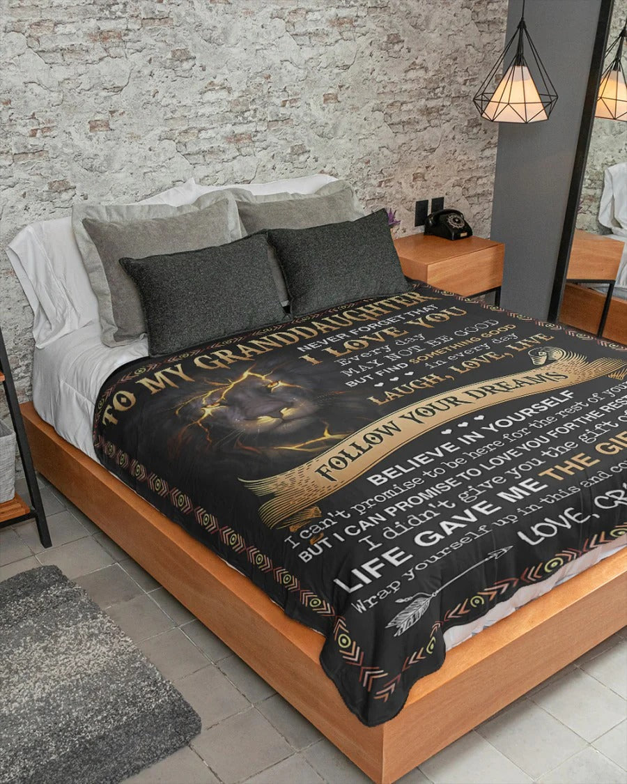 MANTA PARA NIETA – REGALO DE CONFORT Y CALOR DE LA ABUELA Manta de edredón polar Sherpa NTTD00 (SKUB09-41)