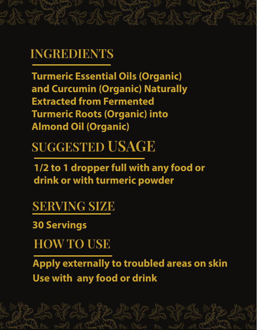 CurcumaMAX Aceite de Cúrcuma Fermentada 50ml – Cúrcuma Mejorada, Sin Plomo, Uso Interno y Tópico