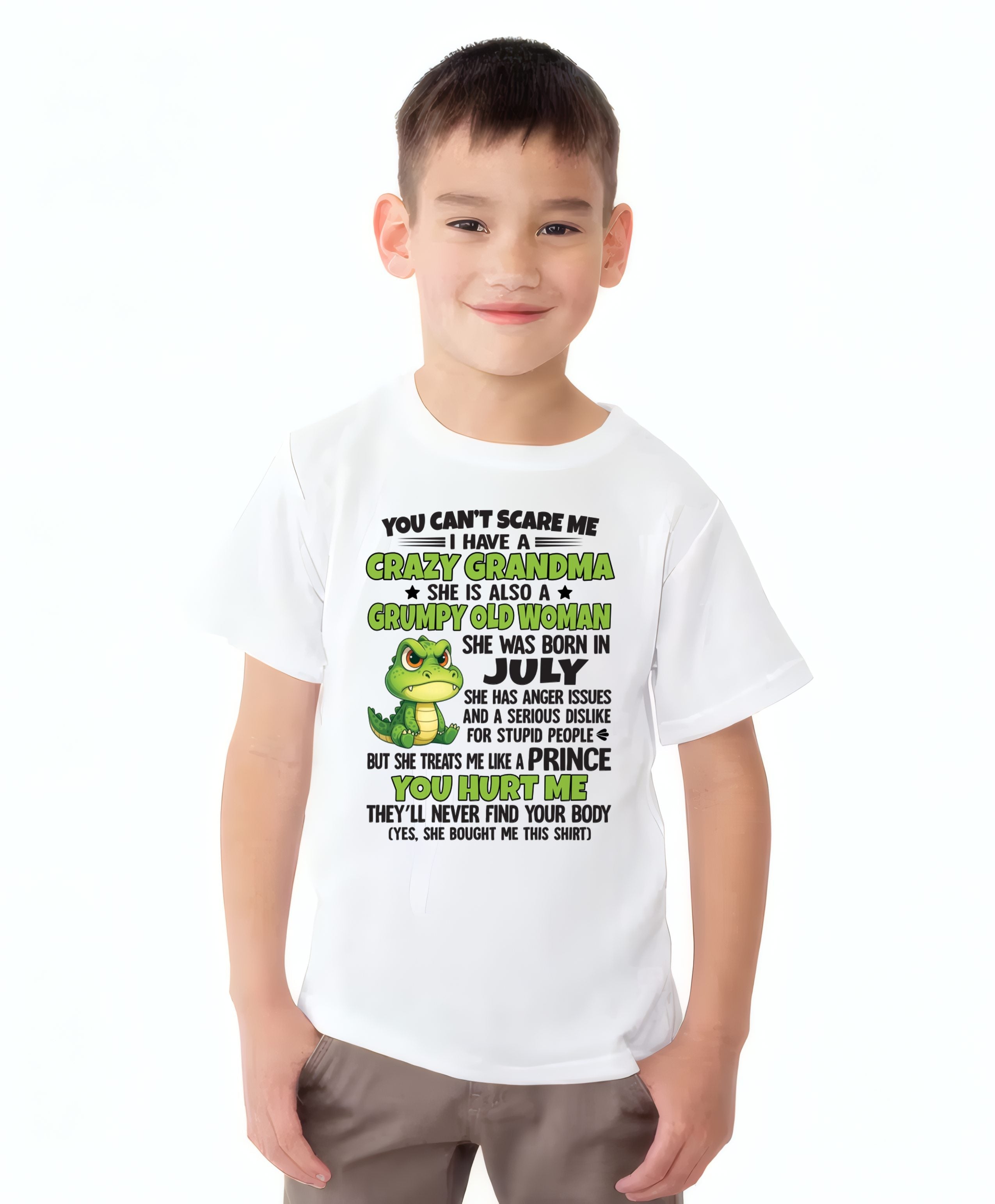 JULIO - NO PUEDES ASUSTARME - PARA MI NIETO - REGALO DE LA ABUELA - NGHL07 (SKU09-85-07)