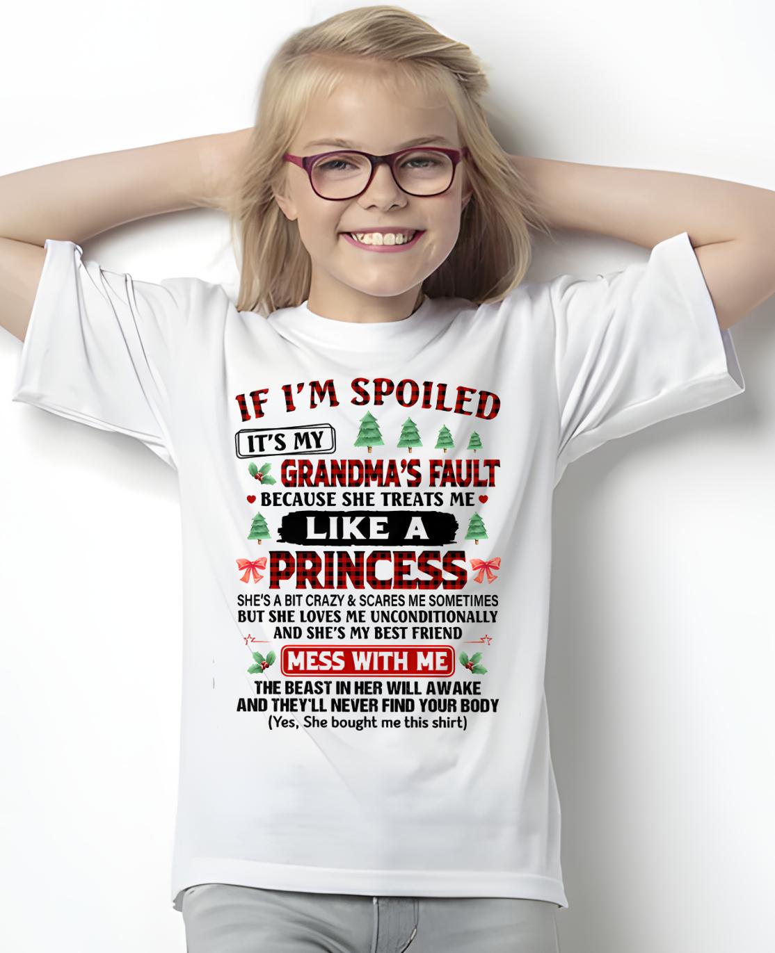 CHRISTMAX T-SHRIT FOR GRANDDAUGHTER - GIFT FROM GRANDMA - NGHL00