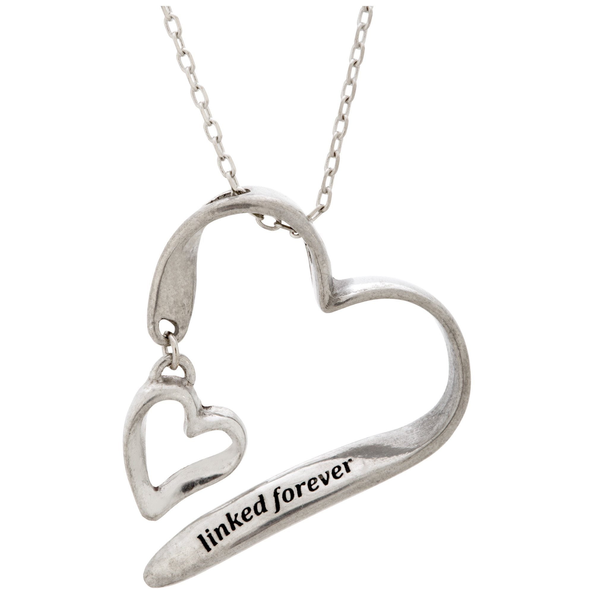 Collar de plata de ley eslabonado para siempre