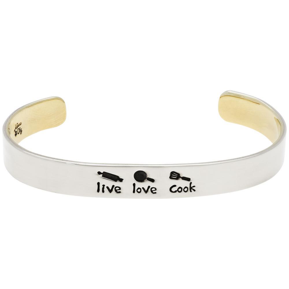 Pulsera con grabado "Vive Ama Cocina"