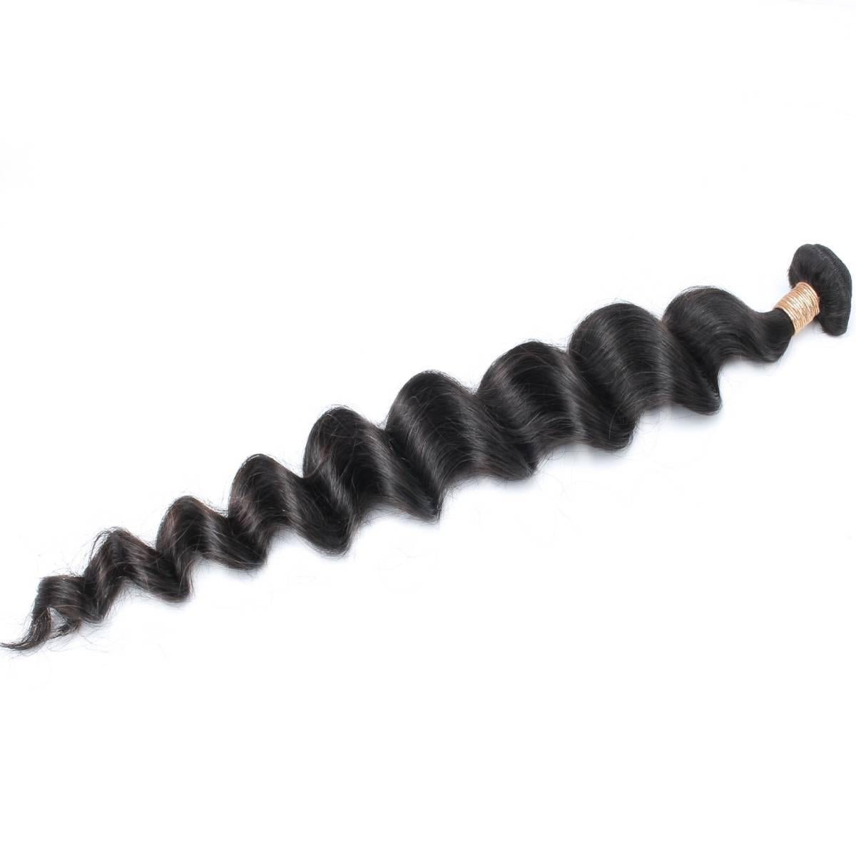 Paquetes de cabello 100% humano con ondas sueltas
