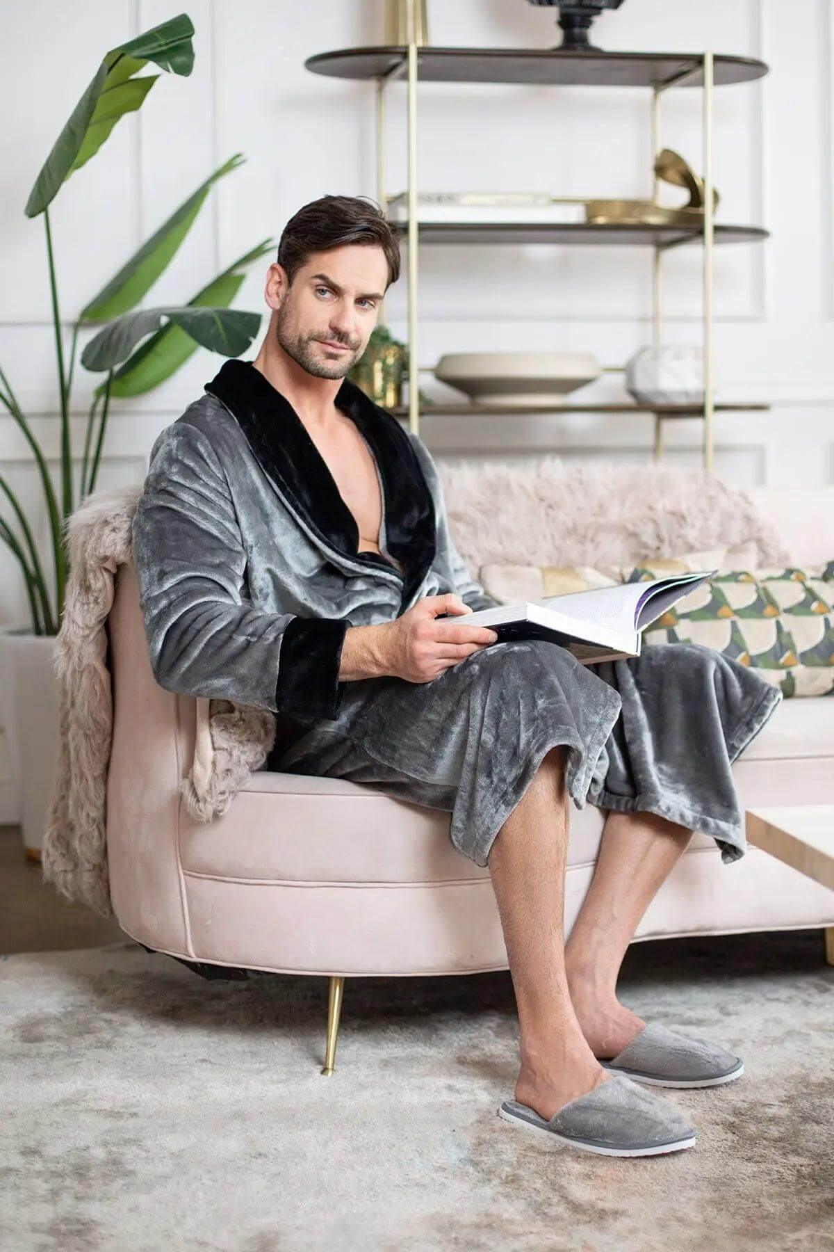 Batas de felpa acogedoras para hombres – Hechas para la comodidad, diseñadas para durar