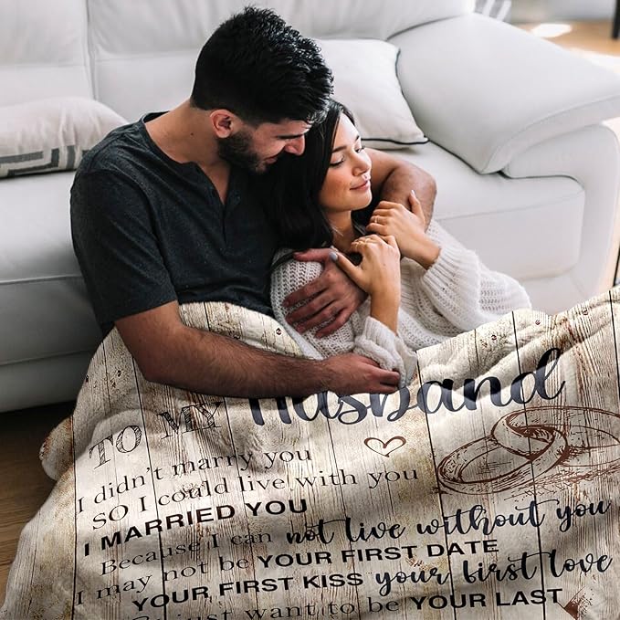 Manta de regalo especial para tu marido - De tu esposa